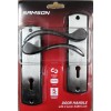 Samson Lock Set Key 3l Sabs Donatello Satin Nickle & Black Nickle, SAMSON - Cashbuild