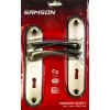 Samson Lock Set Key 3l Sabs Marcello Satin Nickle & Black Nickle, SAMSON - Cashbuild