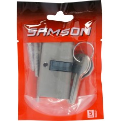 Samson Cylinder Euro 65mm Satin Nickle, SAMSON - Cashbuild