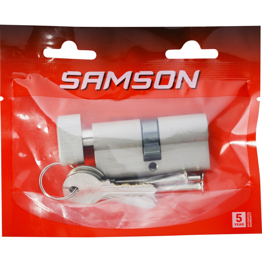 Samson Cylinder Knob 65mm Satin Nickle, SAMSON - Cashbuild Samson Cylinder Knob 65mm Satin Nickle, SAMSON - Cashbuild
