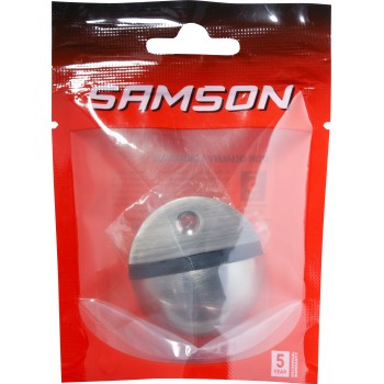 Samson Door Stop Half Moon Satin Nickle, SAMSON - Cashbuild