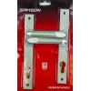 Samson Handle Cylinder 8" Messina Silver, SAMSON - Cashbuild