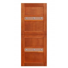 Door Wood Casablanca 3 Panel Bronze Stable, GREENDOOR - Cashbuild