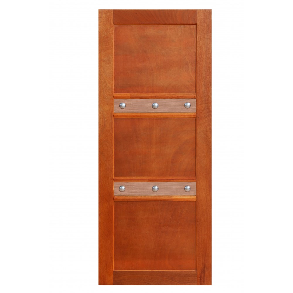 Door Wood Casablanca 3 Panel Bronze Std, GREENDOOR - Cashbuild Door Wood Casablanca 3 Panel Bronze Std, GREENDOOR - Cashbuild