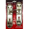 Samson Lock Set Key 3l Sabs Ms Georgian Scroll 8" Satin Nickle, SAMSON - Cashbuild