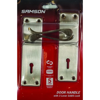 Samson Lock Set Key 3l Sabs Ms Victorian Scroll 6" S, SAMSON - Cashbuild