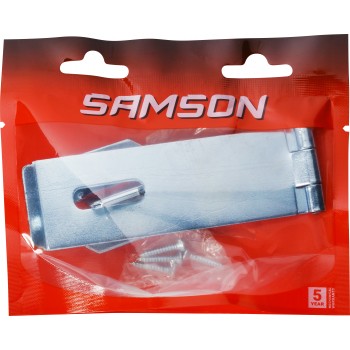 Samson Hasp & Staple St 114mm Zinc Plated, SAMSON - Cashbuild