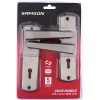Samson Lock Set Key 3l Sabs Sozo Satin Nickle & Black Nickle, SAMSON - Cashbuild
