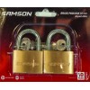 Samson Padlock Brass 50mm Ka Duo, SAMSON - Cashbuild