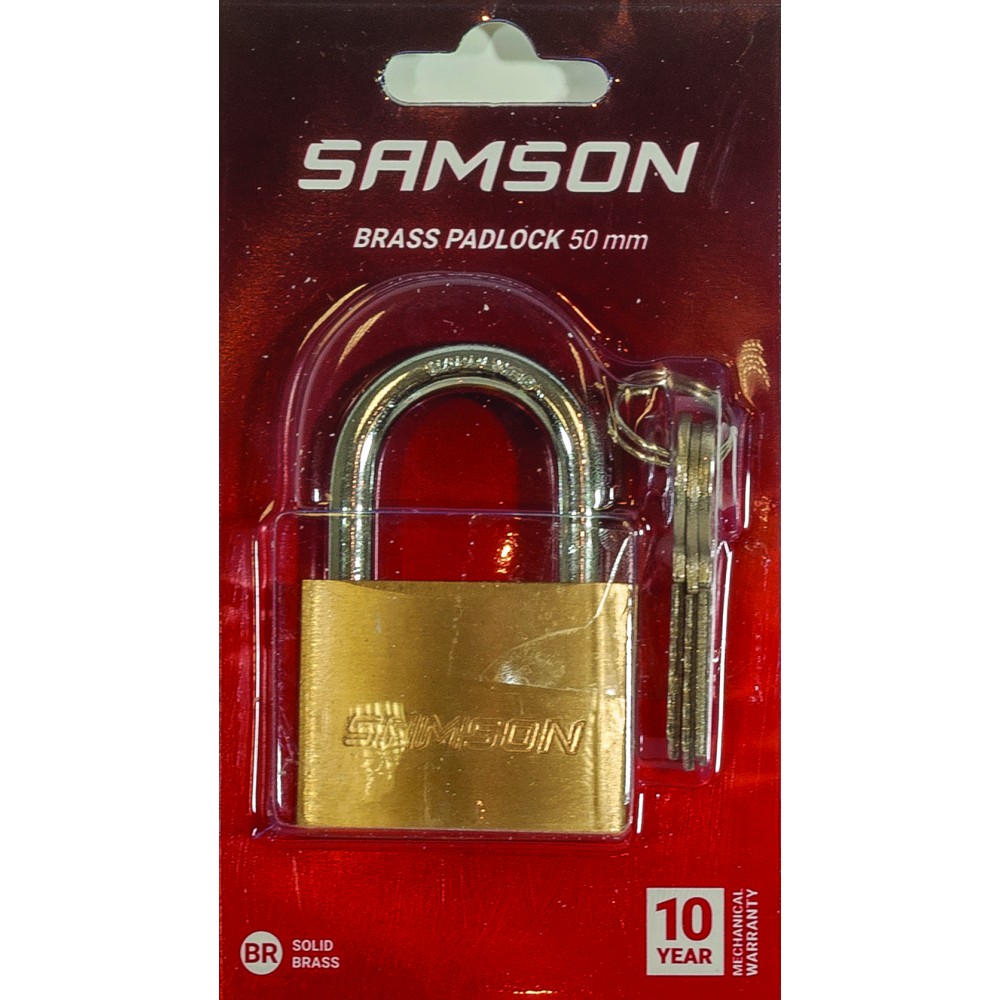 Samson Padlock Brass 50mm Ka Duo, SAMSON - Cashbuild Samson Padlock Brass 50mm Ka Duo, SAMSON - Cashbuild