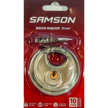 Samson Padlock Discus 70mm Ka Duo 28X100X165mm Quantity:10 - Cashbuild