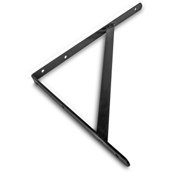 Samson Shelf Bracket Heavy Duty 300x350mm Black, SAMSON - Cashbuild