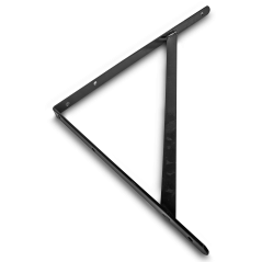Samson Shelf Bracket Heavy Duty 350x400mm Black, SAMSON - Cashbuild