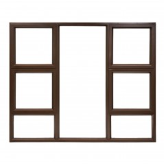 Window Frame Aluminium 28-p4tt1815 Bronze, ROBMEG ALUMINIUM - Cashbuild