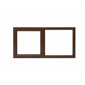 Window Frame Aluminium 28-pt126 Bronze Left Hand, ROBMEG ALUMINIUM - Cashbuild