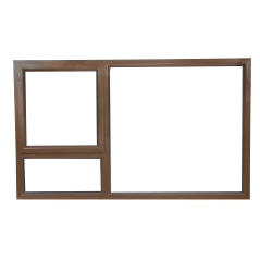 Window Frame Aluminium 28-pt159 Bronze Left Hand, KHANYA - Cashbuild