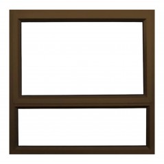 Window Frame Aluminium 28-pt99 Bronze Clear, KHANYA - Cashbuild