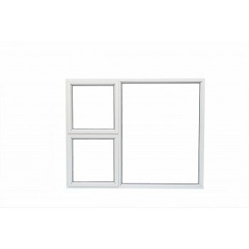 Window Frame Aluminium 28-ptt1512 Natural Clear Left Hand, ROBMEG ALUMINIUM - Cashbuild