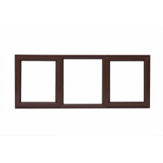 Window Frame Aluminium 28-PTT156 Bronze 28mmx1.5mx590mm