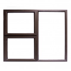 Window Frame Aluminium 28-ptt1812 Bronze Clear, ROBMEG ALUMINIUM - Cashbuild