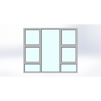 Window Frame Aluminium 28-p4tt1815 Natural Clear, ROBMEG ALUMINIUM - Cashbuild