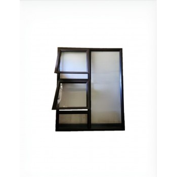 Window Frame Aluminium 28-ptt1215 Bronze Left Hand, KHANYA - Cashbuild