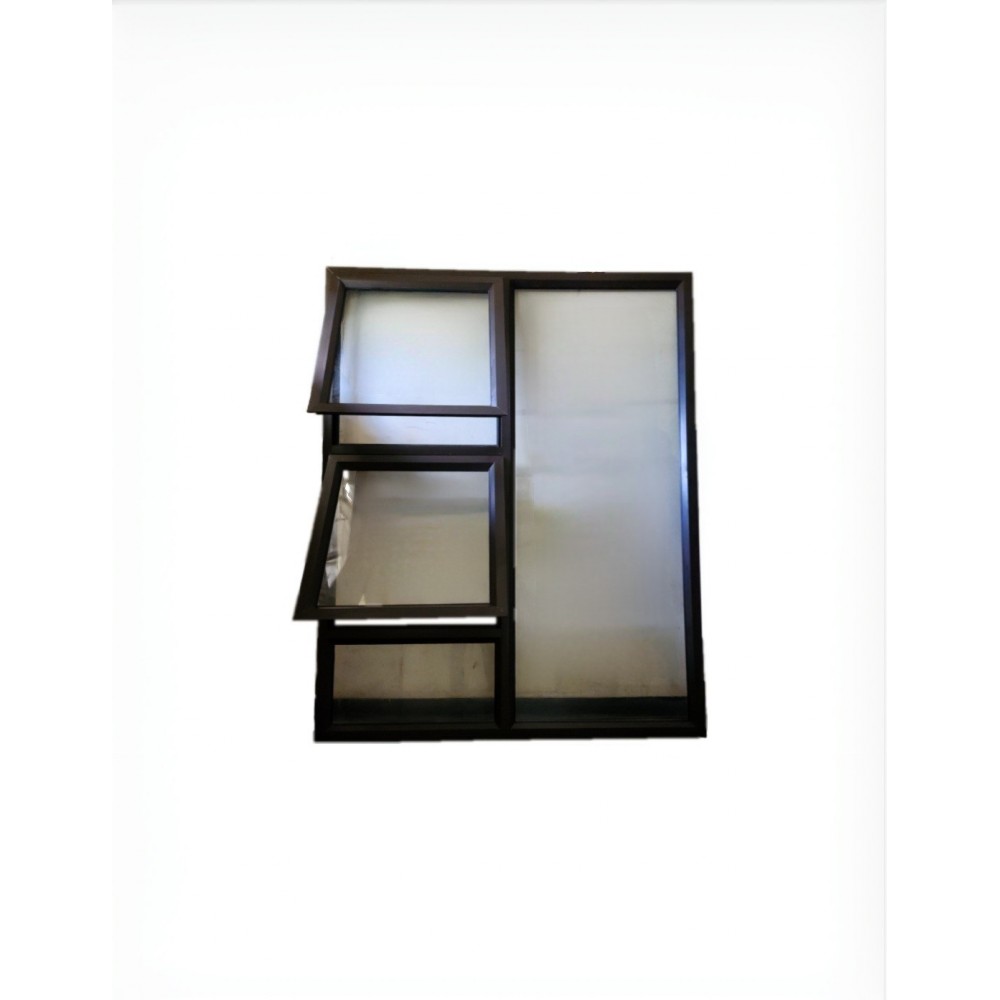 Window Frame Aluminium 28-ptt1215 Bronze Left Hand, KHANYA - Cashbuild Window Frame Aluminium 28-ptt1215 Bronze Left Hand, KHANYA - Cashbuild