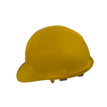 Yellow Industrial Hard Hat With Open Vent