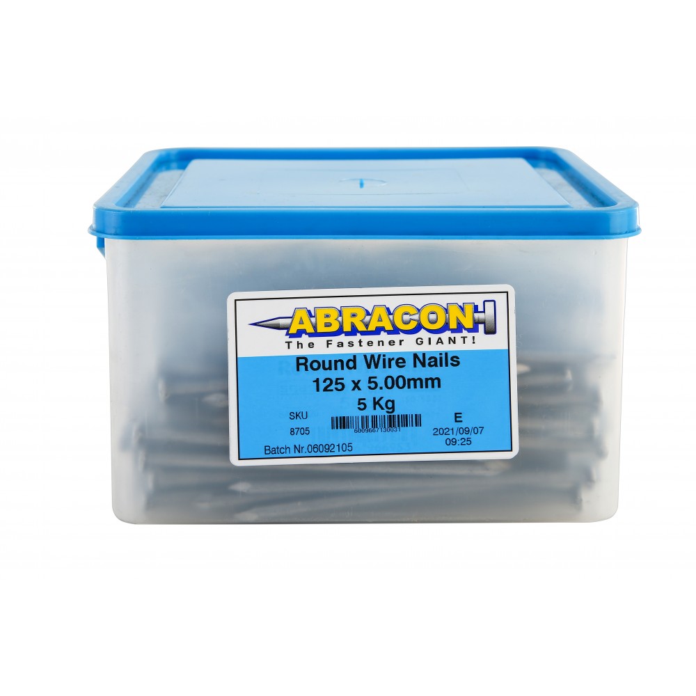 Nails Sabs 5kg/125x5mm Nails Sabs 5kg/125x5mm