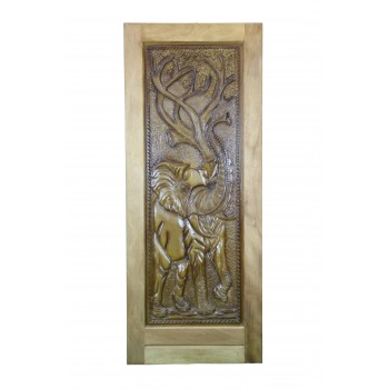 Wooden Door Hardwood Elephant,  - Cashbuild