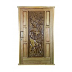 Wooden Door Pivot Set Elephant