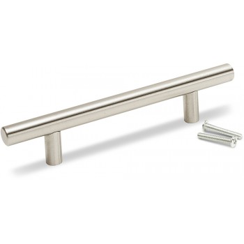 Samson Bar Handle Hollow 201 Grade Stainless Steel 128mm,  - Cashbuild