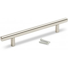 Samson  Bar Handle Hollow 202 Grade Stainless Steel 160mm,  - Cashbuild