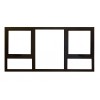 Aluminium Window Frames 28mm Ptt189 Bronze Clear Left Hand, KHANYA - Cashbuild