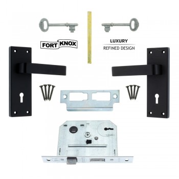 EUREKA LUX MAGNIFIC 2-LEVER 6IN MATT BLACK - Cashbuild