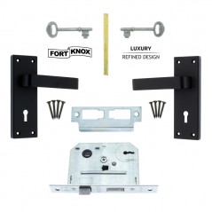 EUREKA LUX MAGNIFIC 2-LEVER 6IN MATT BLACK - Cashbuild