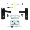 EUREKA LUX MAGNIFIC 2-LEVER 6IN MATT BLACK - Cashbuild