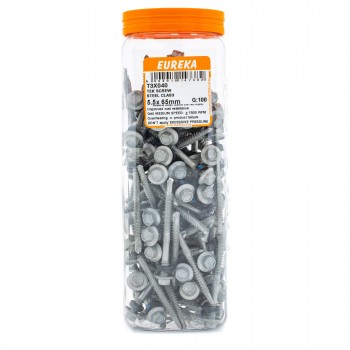 EUREKA TEK SCREW STEEL 5.5X65mm Quantity:100 - Cashbuild