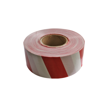 Barrier Tape 500m x 75mm x 50Mic Red/White, QUALITOOLS - Cashbuild