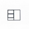 Window Frame Aluminium 28 PTT1815 Charcoal Clear Left Hand, MISTER WINDOWS - Cashbuild