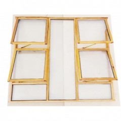 Window Frame Merani Full Pane Wood WBM1515D Full Glazed, ELULA - Cashbuild