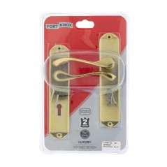 Fort Knox Luxe 2 Lever Didieri 6 Inch Brass Palted,  - Cashbuild