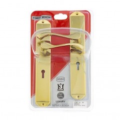 Fort Knox Luxe 3 Lever Dedieri 8 Inch Brass Plated,  - Cashbuild