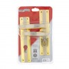 Fort Knox Luxe Euero Rorfile Biflora 8 Inch Satin Nickel, Brass Plated,  - Cashbuild