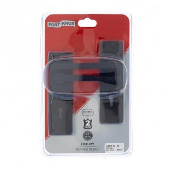 EUREKA LOCKSET 2-LEVER ROYAL SQUARE 6IN MATT BLACK - Cashbuild