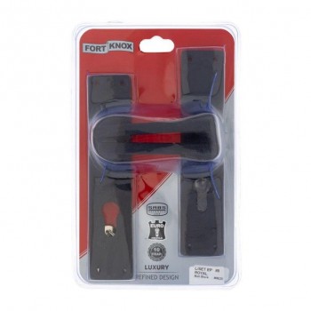 EUREKA LOCKSET EP ROYAL SQUARE 8IN MATT BLACK - Cashbuild