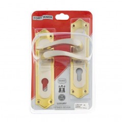 Fort Knox Luxe Euero Rorfile Vanda 8 Inch Satin Nickel, Gold Plated,  - Cashbuild