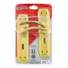 Fort Knox Luxe 3 Lever French 8 Inch Brass Plated,  - Cashbuild