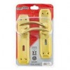 Fort Knox Luxe 3 Lever French 8 Inch Brass Plated,  - Cashbuild