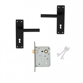 Mackie Leo Stainless Steel Black and Premium Lock 3Lever,  - Cashbuild